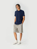 Eco-Chic Men's Crewneck Tee Light Weight(WH003-KJ12857/Branded) | Sustainable Hemp Clothing