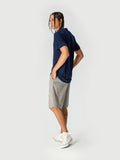 Eco-Chic Men's Crewneck Tee Light Weight(WH003-KJ12857/Branded) | Sustainable Hemp Clothing