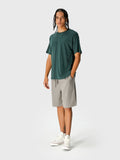 Unisex Drop Shoulder Short Sleeve T-Shirt-Heavy weight ( WH004-KJ2024C/ Branded) | Hemp Cotton Jersey Tee | Sustainable Fashion